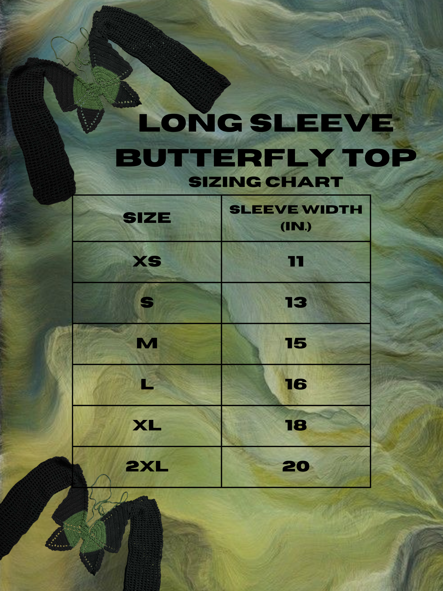 LONG SLEEVE BUTTERFLY