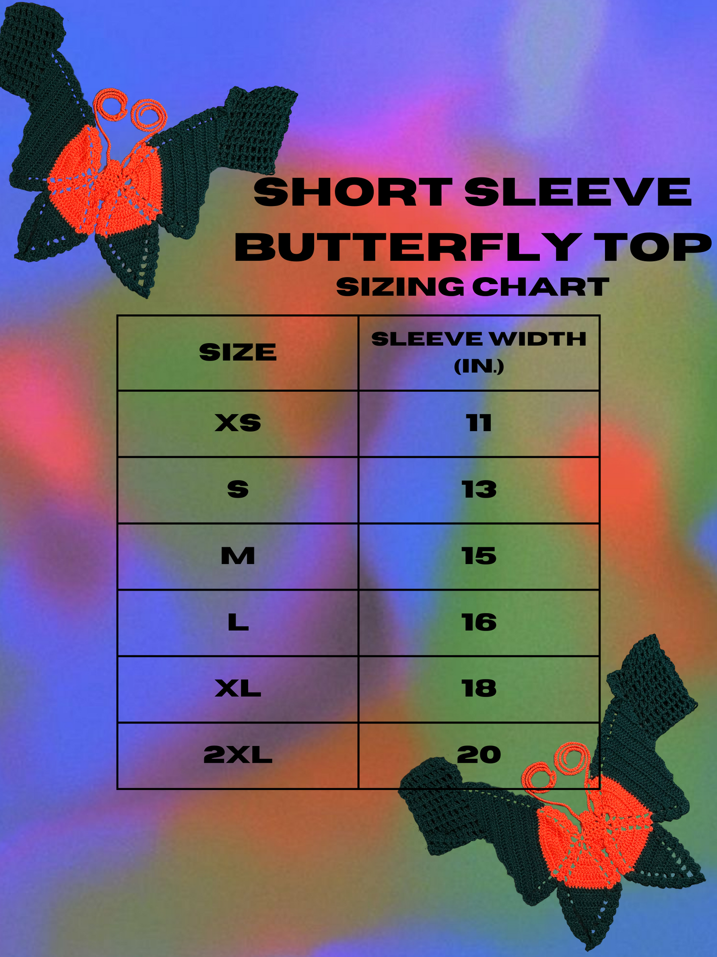 SHORT SLEEVE BUTTERFLY